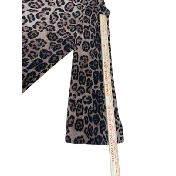 "LOUBEN" Women's Wool & Cashmere Blend Cheetah Print  Coat SZ 12 Mob Wife READ!! - Picture 9 of 15